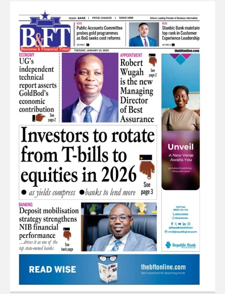 Today's Front pages: Tuesday, January 13, 2026