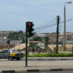 Motorists bemoan long-nonfunctional traffic lights at Poku Transport Junction