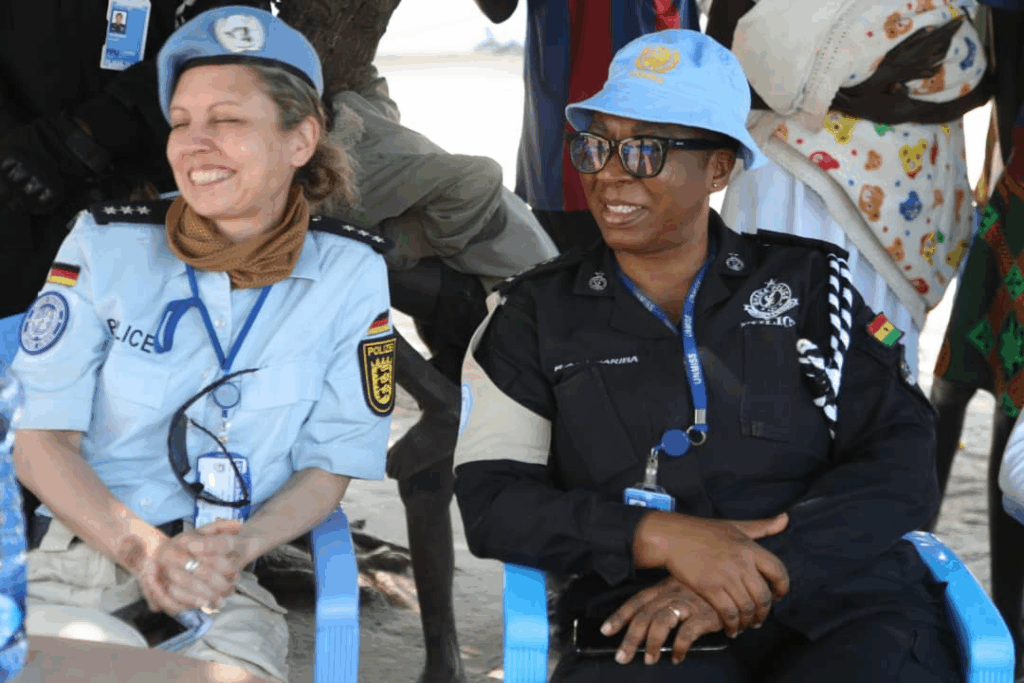 Ghana police deliver medical aid to South...