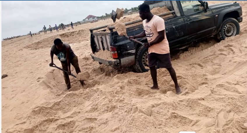 Government urged to curb sand winning on...