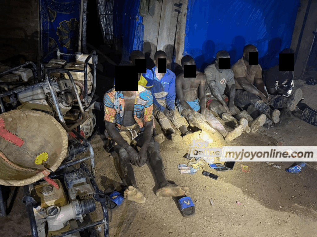 NAIMOS disrupts nighttime illegal mining operations along the Ankobrah River