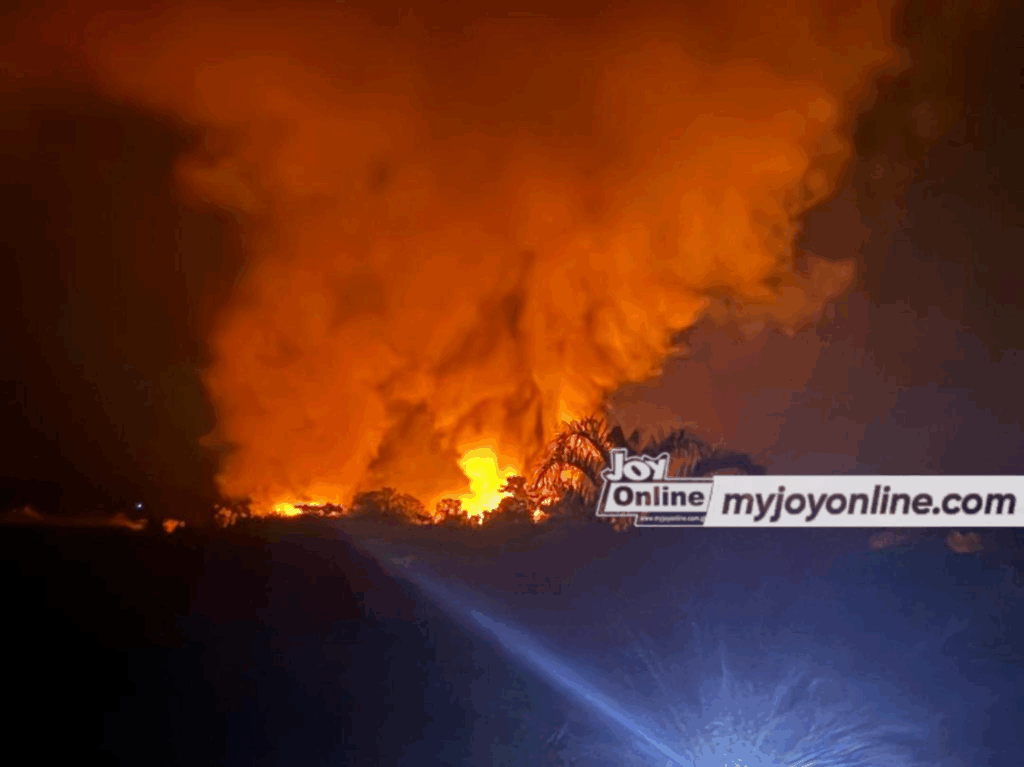 NAIMOS disrupts nighttime illegal mining operations along the Ankobrah River