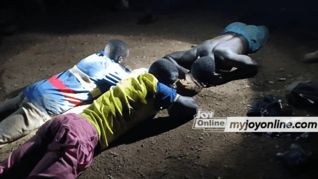 NAIMOS disrupts nighttime illegal mining operations along the Ankobrah River