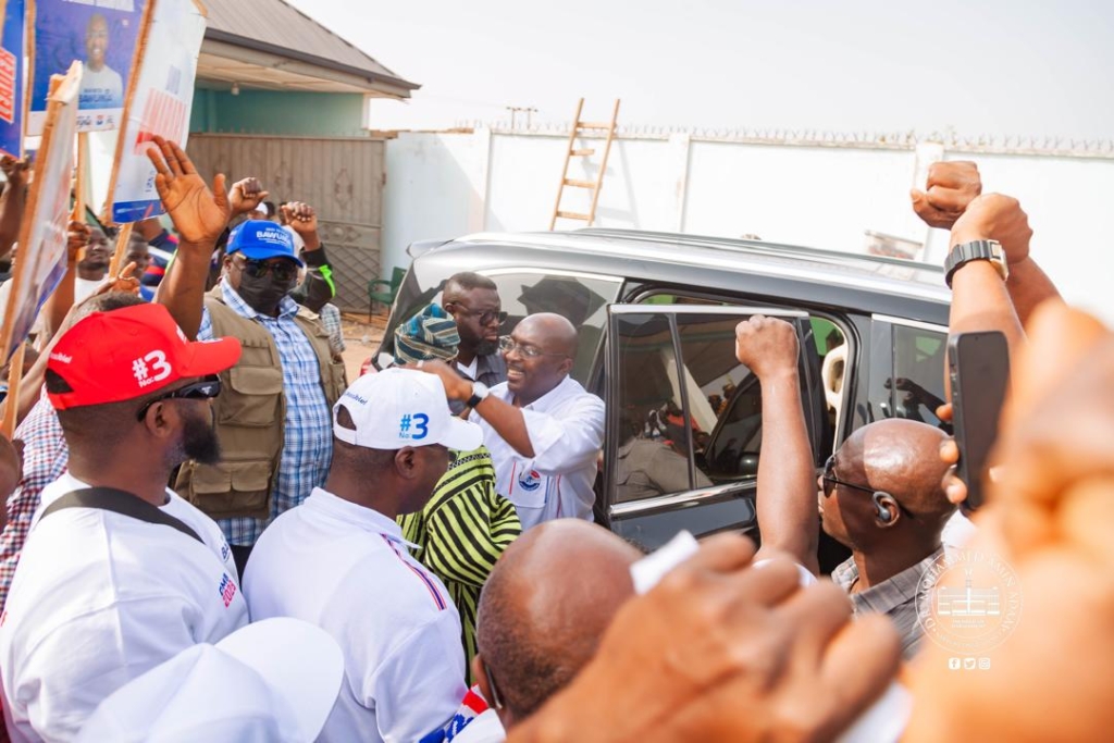 NPP race: NPP Karaga delegates endorse Bawumia massively as hundreds turn up to receive him
