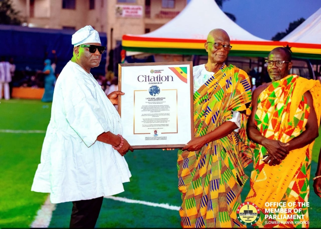 Lower Manya Krobo MP rewards constituents for outstanding contributions to Kroboland development