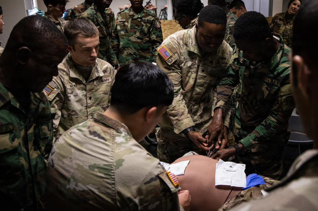 U.S. and Ghana Armed Forces strengthen medical readiness at SETAF-AF Best Medic Competition