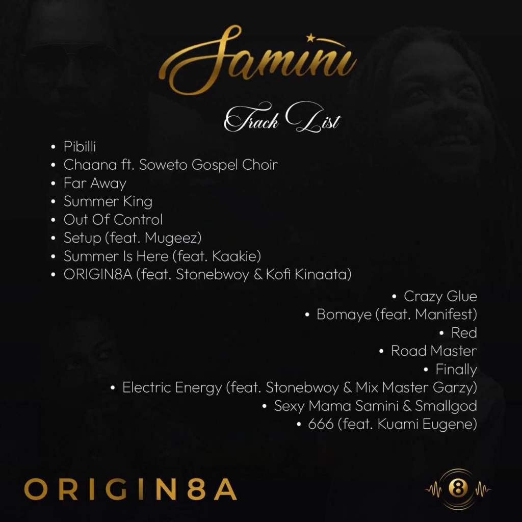 Samini’s ORIGIN8A storms Apple Music Ghana charts at No. 7