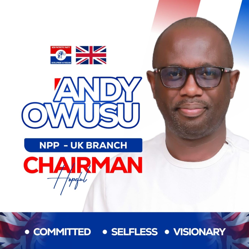 Andy Owusu declares bid for NPP UK chairmanship, pledges unity ahead of 2028 elections Andy Owusu declares bid for NPP UK chairmanship, pledges unity ahead of 2028 elections