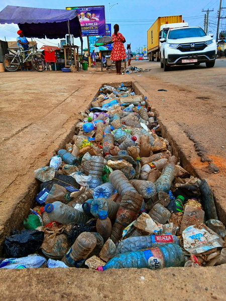 Mankessim-Accra lorry station’s choked gutters