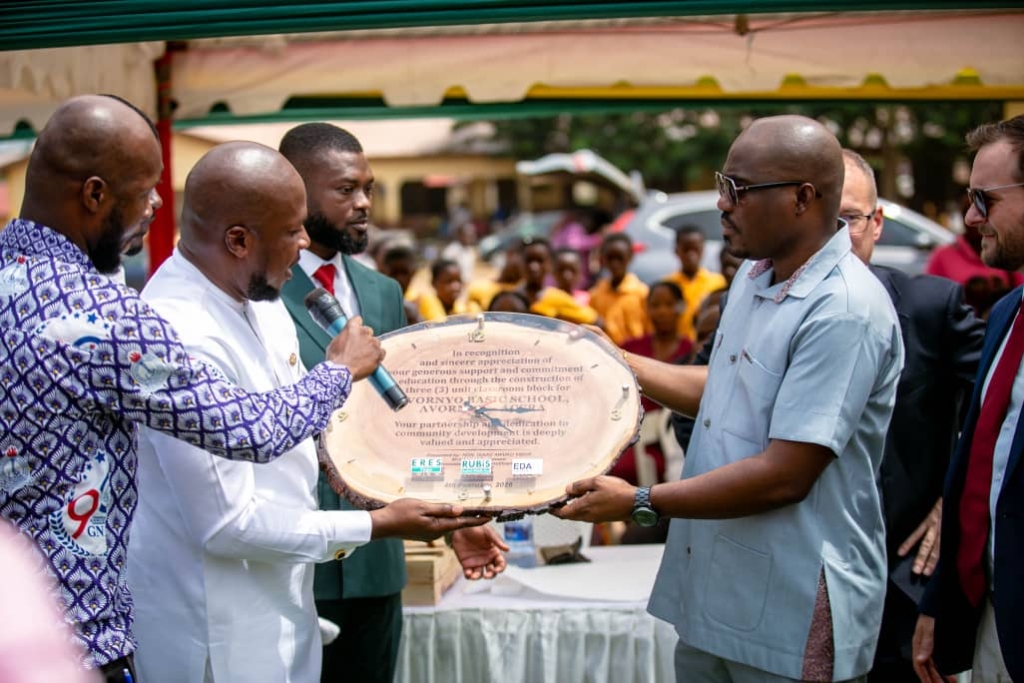 EDA Logistics and partners commission renovated classrooms and canteen at Avornyokope Basic School