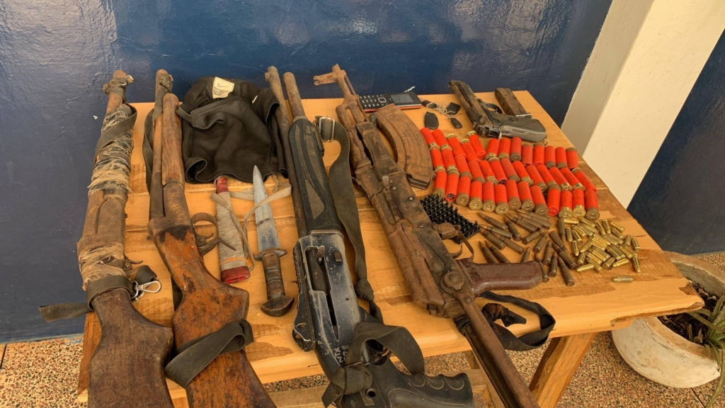 Police recover five assault rifles after...