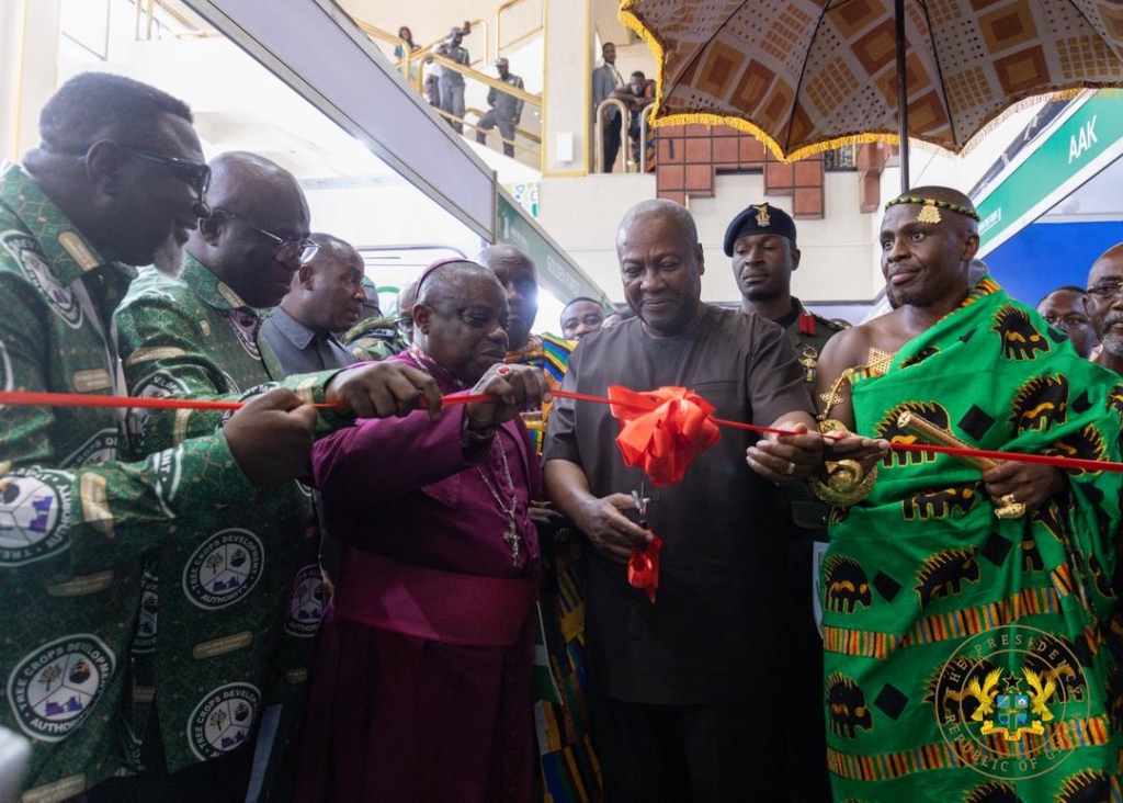 Mahama opens maiden Tree Crop Investment...