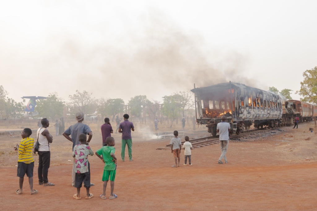 Fire destroys heritage train at Ibrahim Mahama’s Red Clay Studio in Tamale Fire destroys heritage train at Ibrahim Mahama’s Red Clay Studio in Tamale