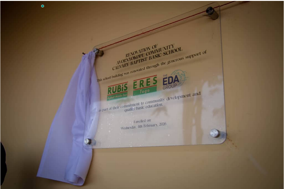 EDA Logistics and partners commission renovated classrooms and canteen at Avornyokope Basic School