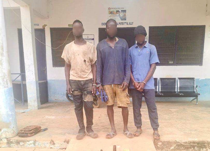 3 arrested for unlawful possession of...