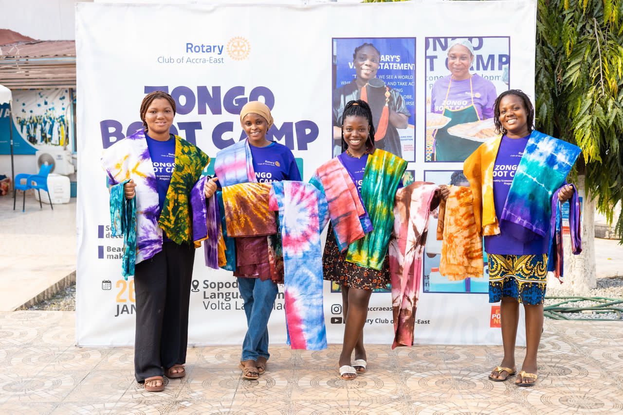 Rotary Club of Accra-East empowers 40 women through Zongo Boot Camp