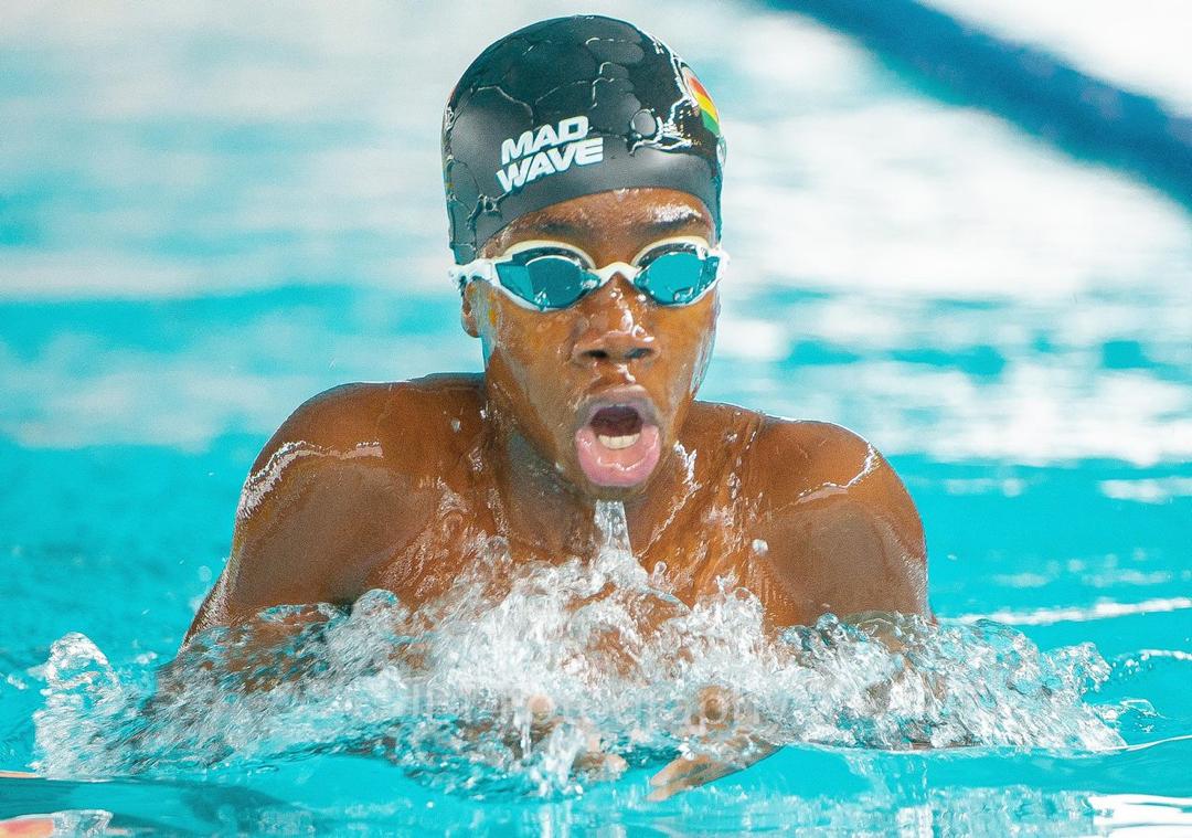 Ghanaian Swimming prodigy Yamin Amankwah Boamah sets 10 new PBs