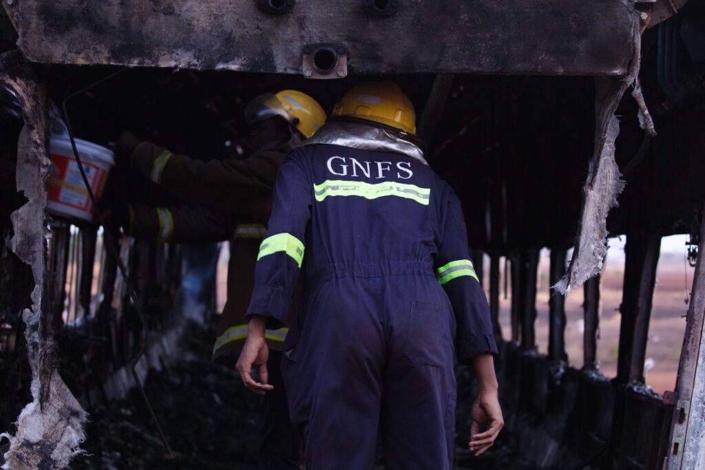 Fire destroys heritage train at Ibrahim Mahama’s Red Clay Studio in Tamale Fire destroys heritage train at Ibrahim Mahama’s Red Clay Studio in Tamale