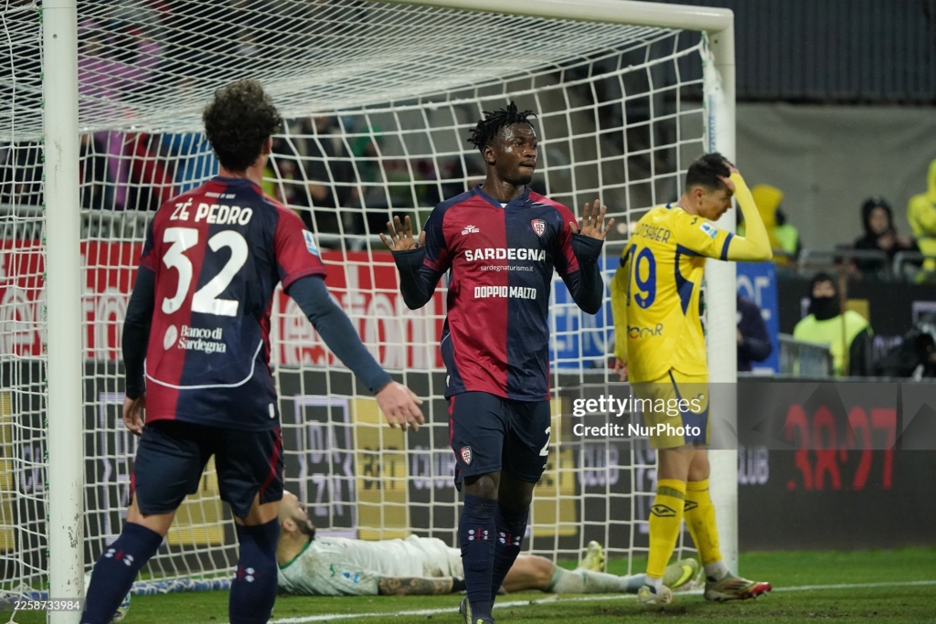 Ibrahim Sulemana scores as Cagliari batter Hellas Verona