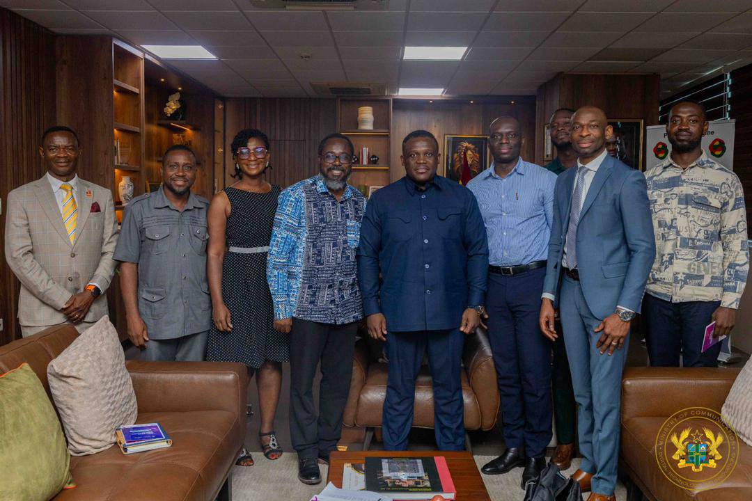 Advisory team of the Pan African AI Summit meets Communications Minister Sam George