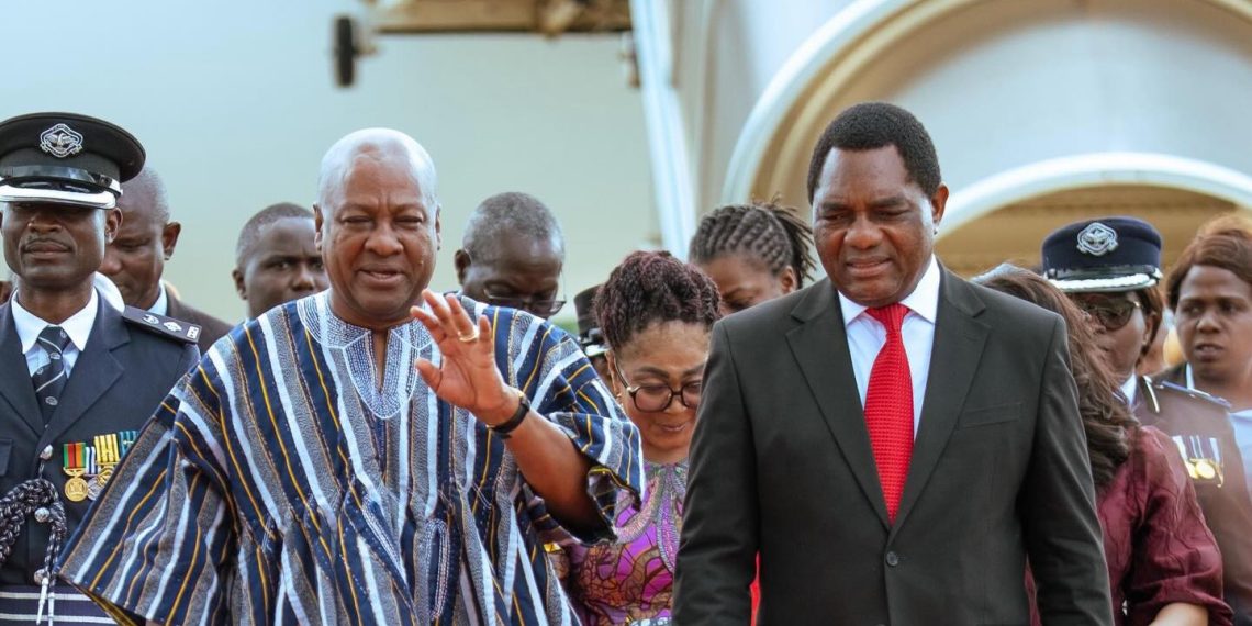 Mahama calls for action-driven African unity in address to Zambian Parliament