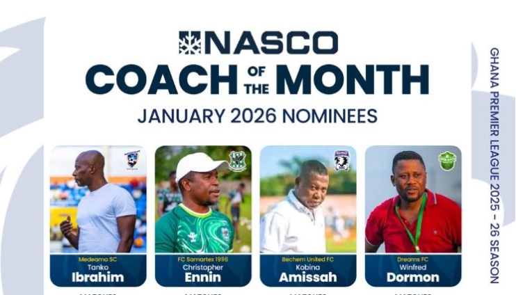 GPL 2025/26: Ibrahim Tanko, Winfred Dormon to battle two others for January award