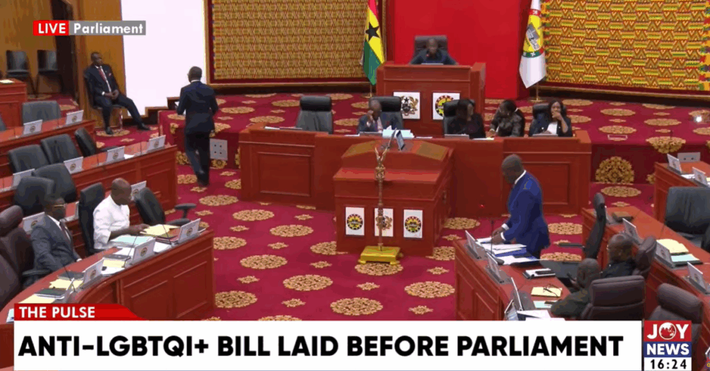 Parliament lays Anti-LGBTQI+ Bill for...