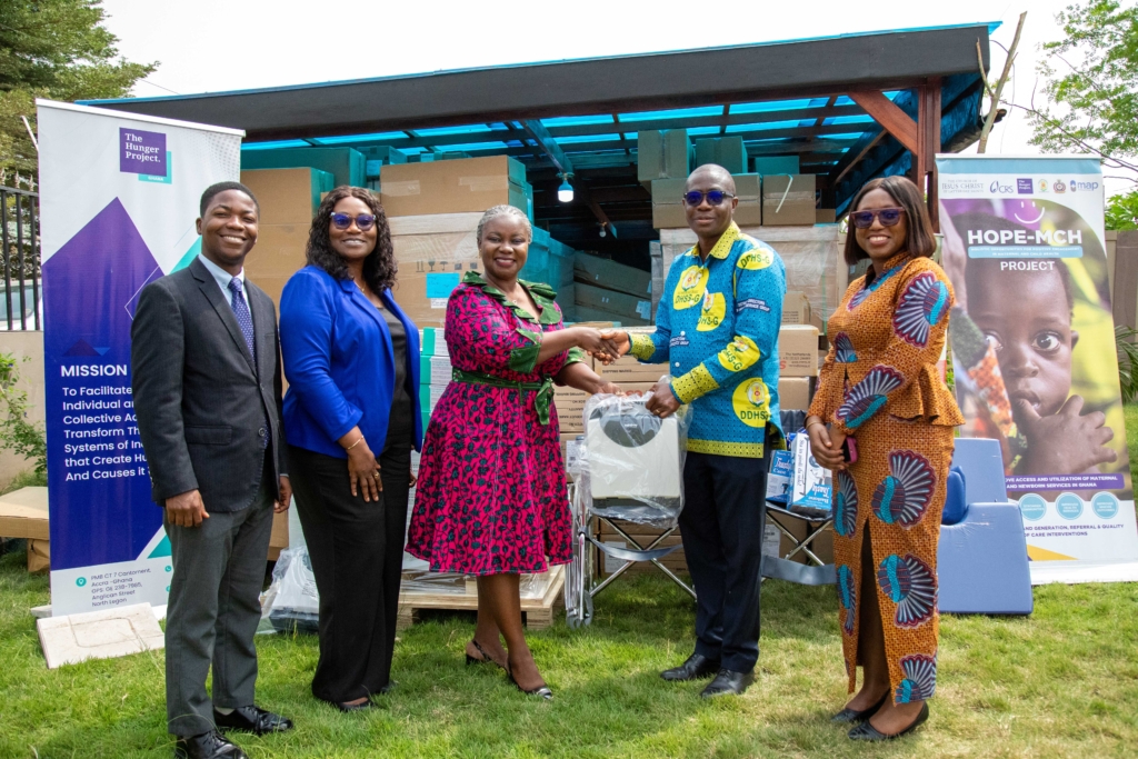 The Hunger Project–Ghana donates $165,000 medical supplies to Ghana Health Service