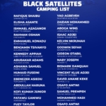 Black Satellites to begin camping on February 4