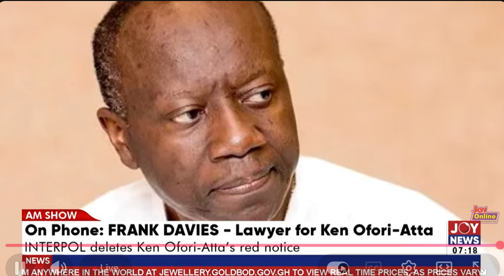 OSP goofed and must tell Ghanaians the truth – Frank Davies reacts to Red Notice decision