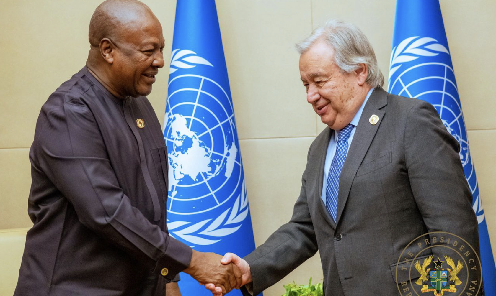 AU Summit: Mahama, UN Chief discuss African security