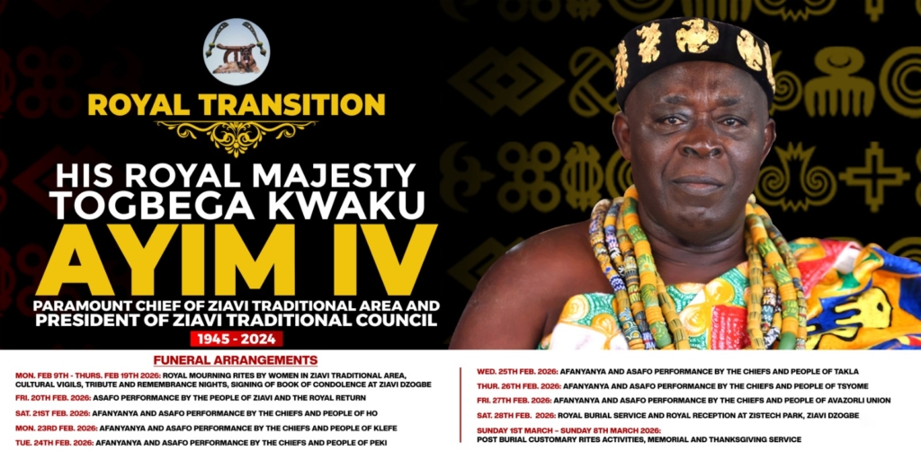 Funeral of Togbega Kwaku Ayim IV enters second week