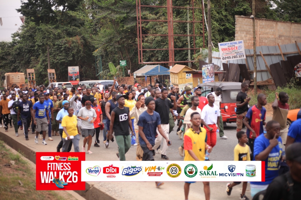 Massive turnout at Luv FM’s 2026 health and fitness walk in Kumasi – MyJoyOnline