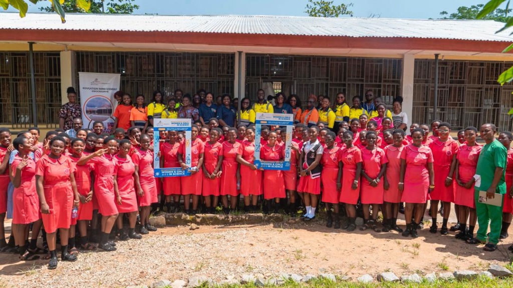 AGA Obuasi Mine & partners inspire girls...