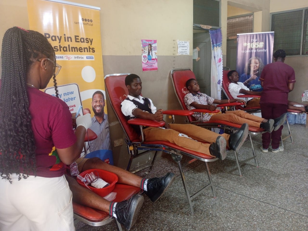 A/R: Three schools support KATH Blood Bank in MTN-sponsored donation drive – MyJoyOnline