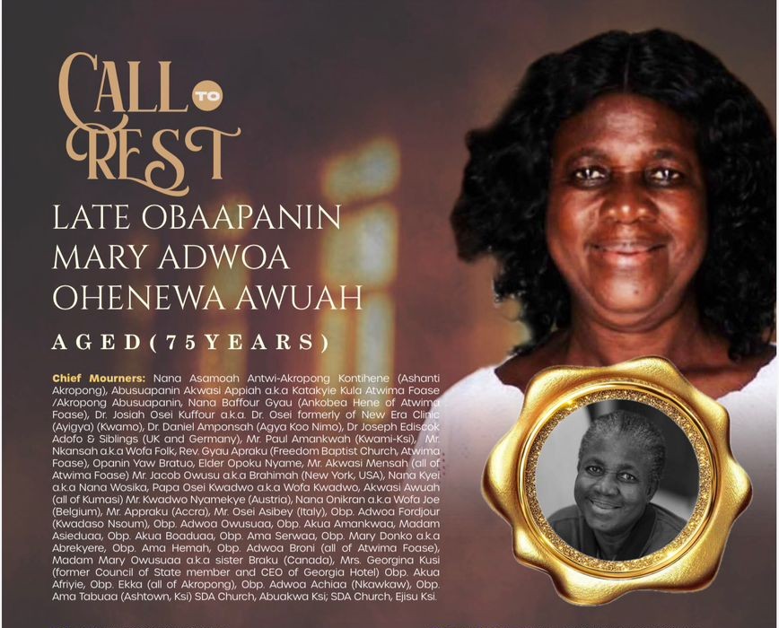 Obaapanin Mary Adwoa Ohenewa Awuah