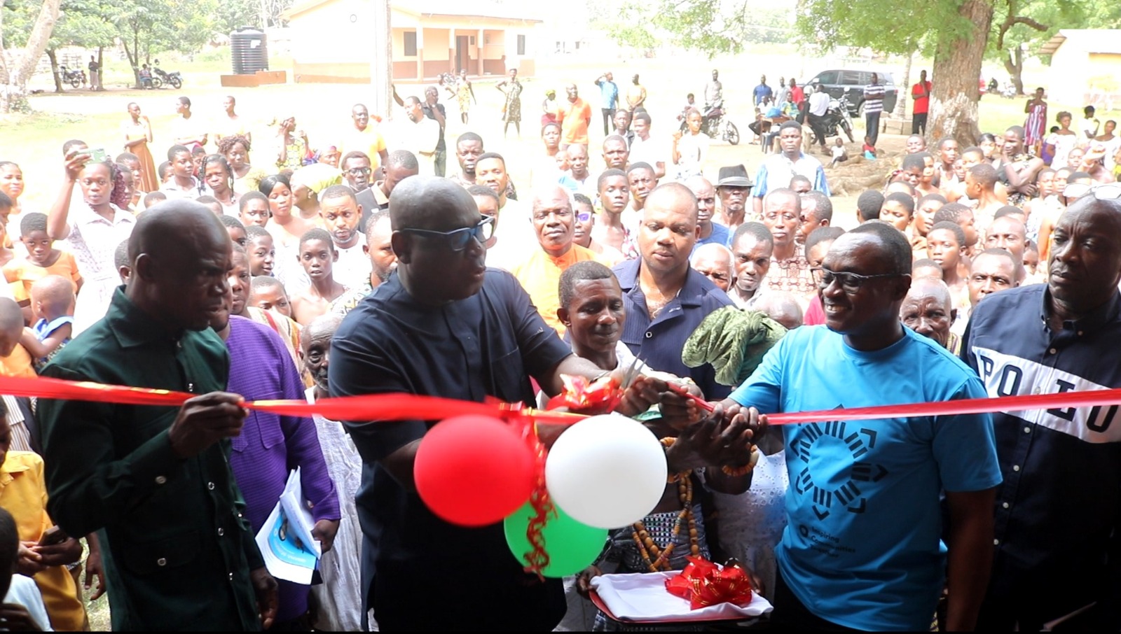 Central Tongu MP introduces common exams as Adanu hands over new classroom block at Mafi-Seva