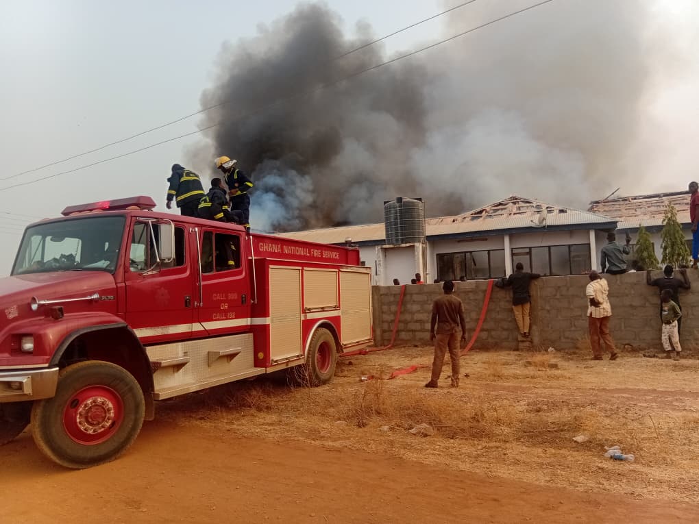 Fire guts Saboba Hospital’s Children Ward – MyJoyOnline
