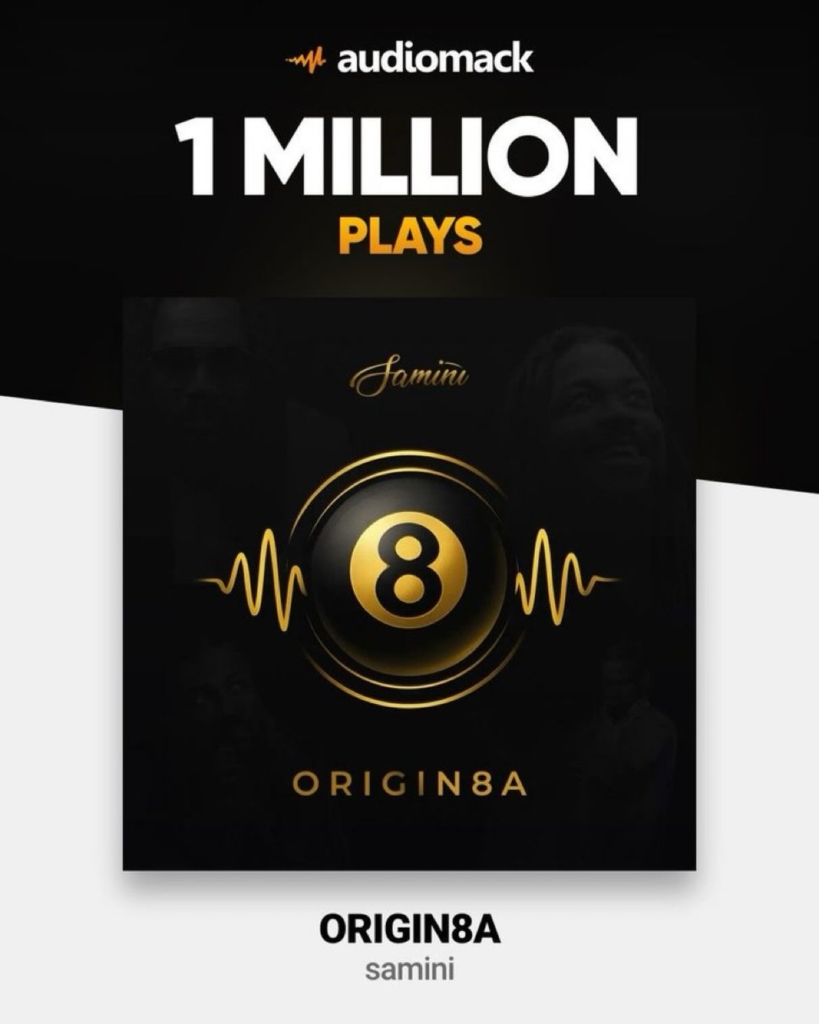 Samini’s ORIGIN8A surges to no. 1 on Ghana Shazam chart, hits over 1 million streams on Audiomack Samini’s ORIGIN8A surges to no. 1 on Ghana Shazam chart, hits over 1 million streams on Audiomack