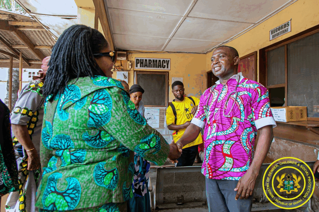 Gender Minister visits the 31st December Women’s Day Care Centre and the Makola clinic