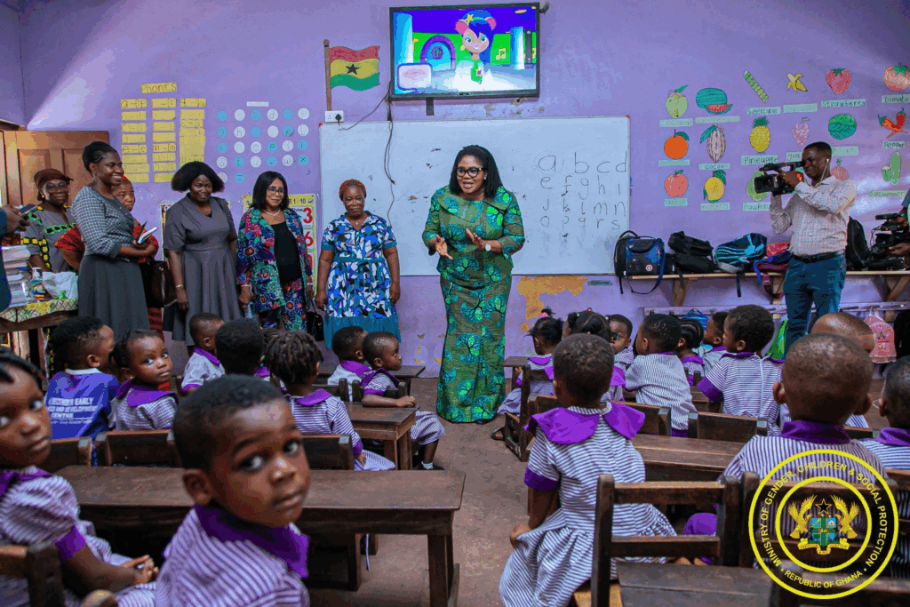 Gender Minister visits the 31st December Women’s Day Care Centre and the Makola clinic