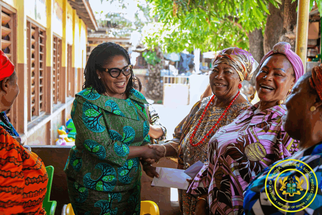 Gender Minister visits the 31st December Women’s Day Care Centre and the Makola clinic