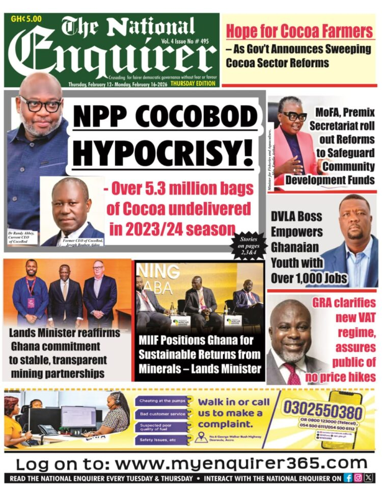 Today's Front pages: Thursday, February 12, 2026