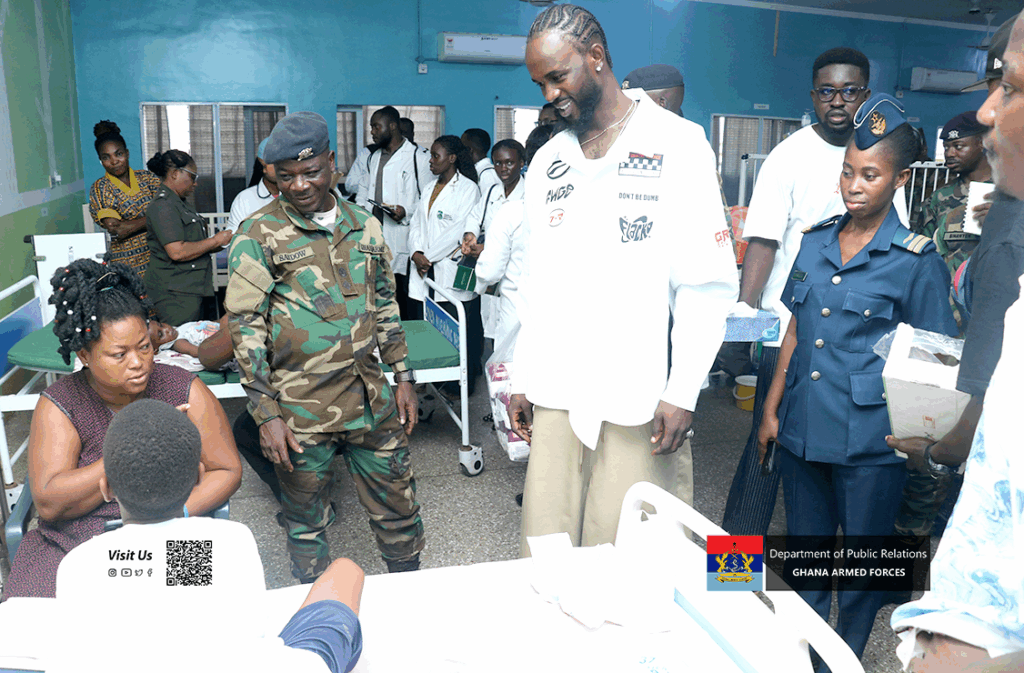 Black Sherif donates over GH₵50,000 to support mothers at 37 Military Hospital