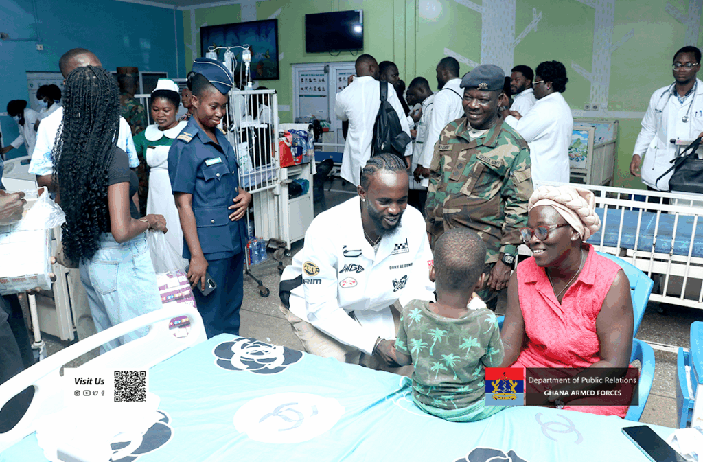 Black Sherif donates over GH₵50,000 to support mothers at 37 Military Hospital