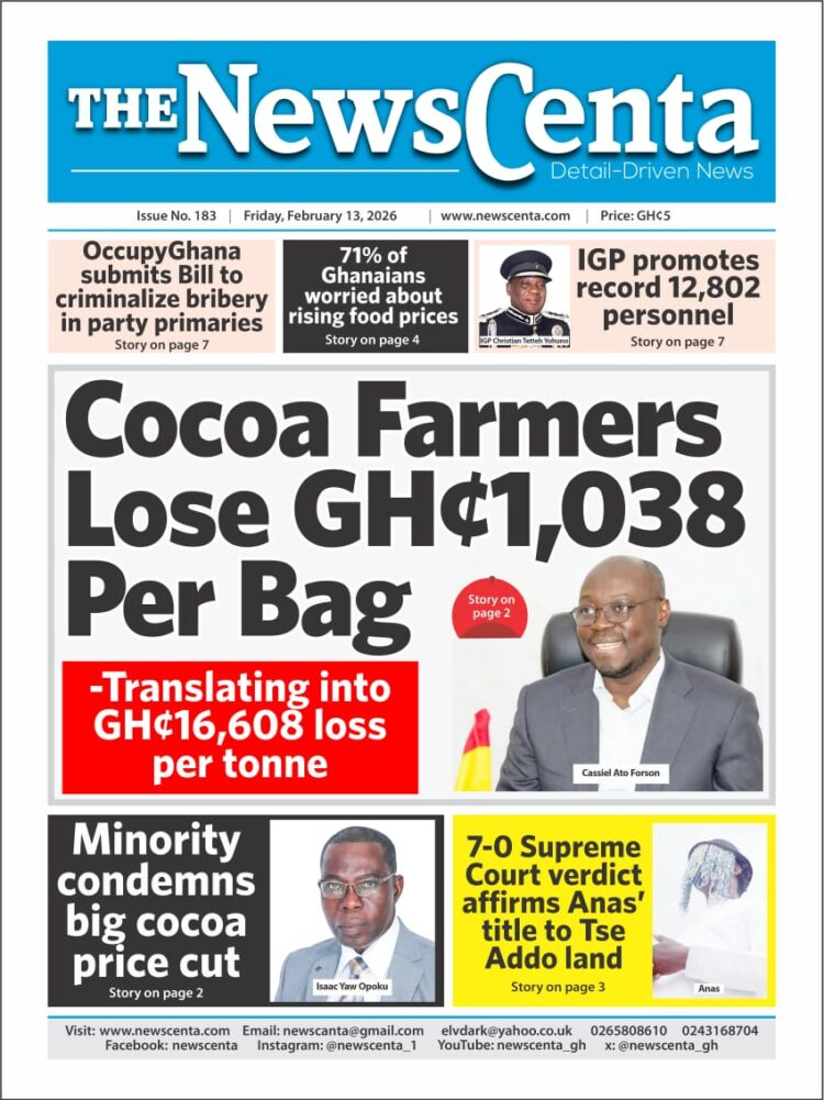 Today's Front pages: Friday, February 13, 2026