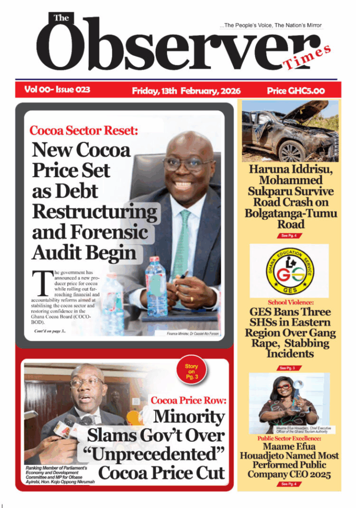 Today's Front pages: Friday, February 13, 2026