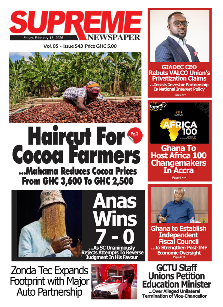 Today's Front pages: Friday, February 13, 2026