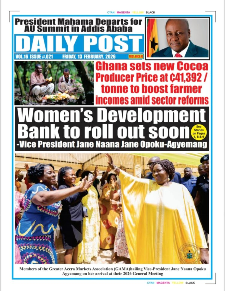 Today's Front pages: Friday, February 13, 2026