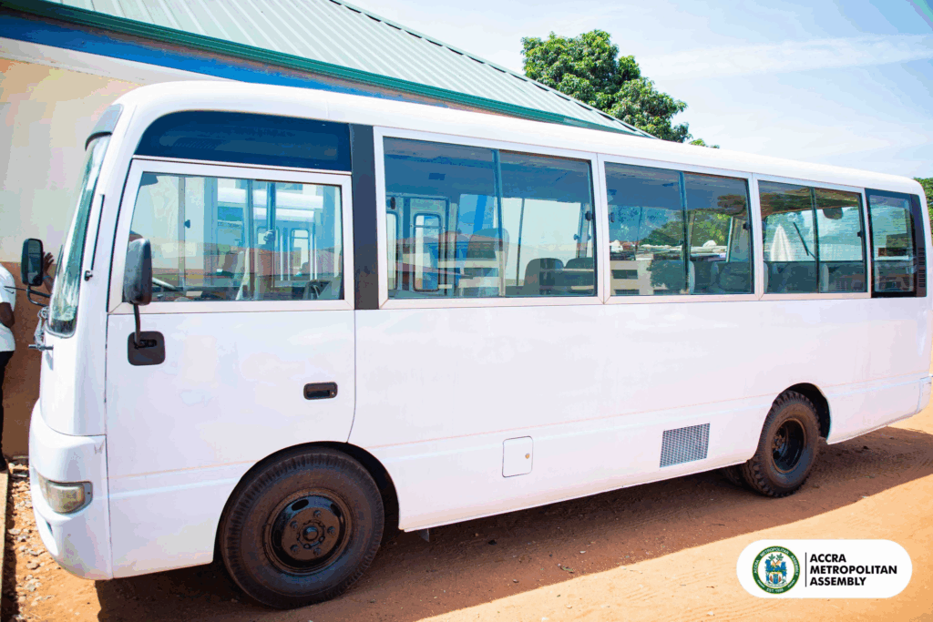 AMA hands over repaired bus to Greater Accra Market Association